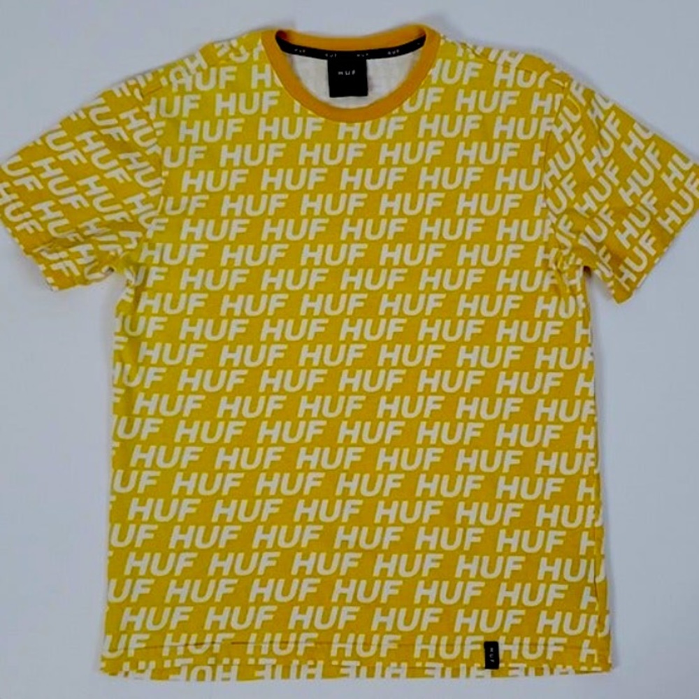 HUF Transit Logo Tee Yellow